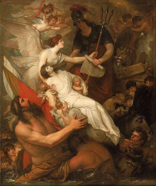 Benjamin West Immortality of Nelson Spain oil painting art